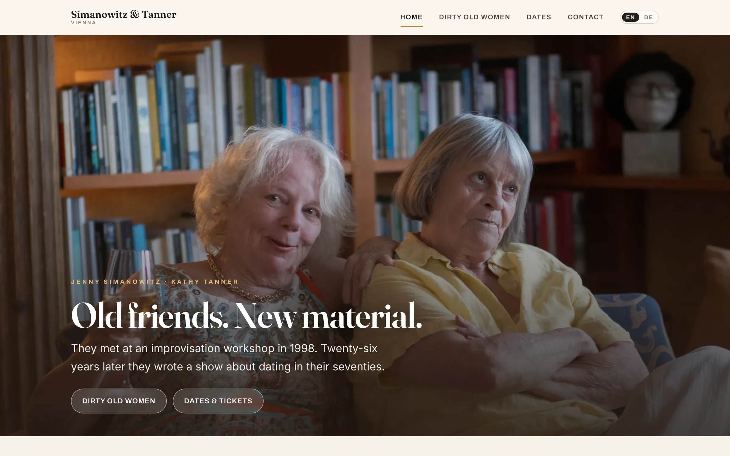 Simanowitz & Tanner - Website on a desktop screen